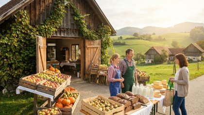 Regionale Lebensmittel direkt vom Bauern: Hofläden, Bauernmärkte und Ab-Hof-Verkauf in der Steiermark