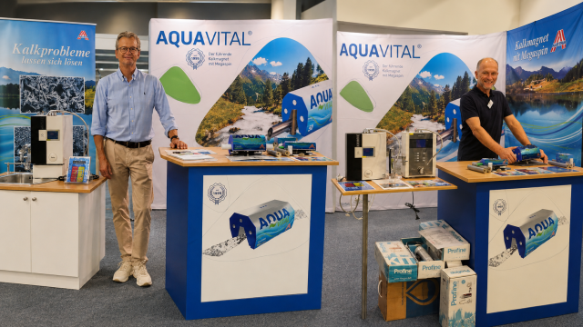 Aquavital: Kalkschutz ohne Strom startet in die Herbst-Messe Saison 2026