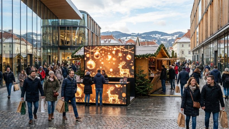DOOH-Kampagnen am POS zur Weihnachtszeit: Praxisbeispiel TouchAd Werbe GmbH