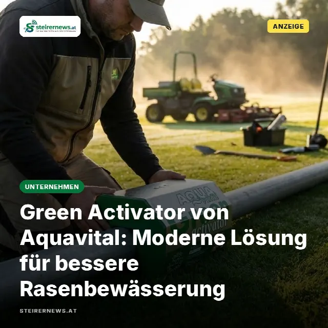 Share-Card fuer Green Activator von Aquavital: Moderne Lösung für bessere Rasenbewässerung