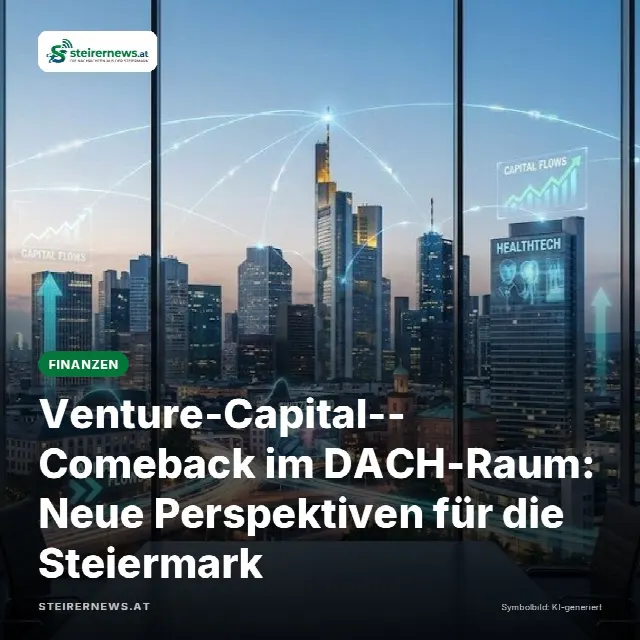 Share-Card fuer Venture-Capital-Comeback im DACH-Raum: Neue Perspektiven für die Steiermark
