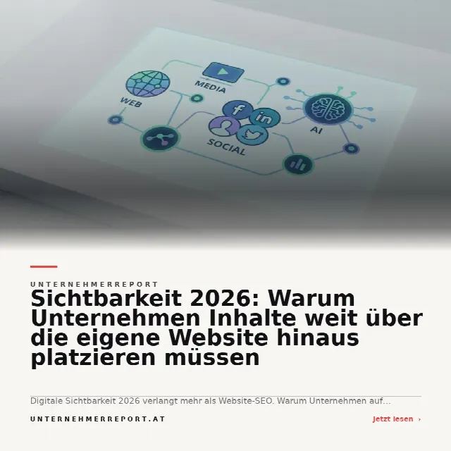 Share-Card fuer Sichtbarkeit 2026: Warum Ihr Unternehmen über die Website hinaus präsent sein muss