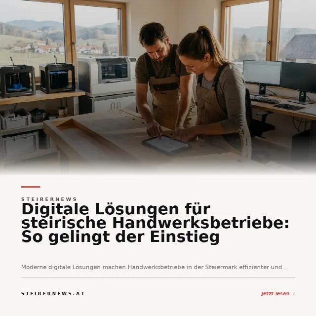 Share-Card fuer Digitale Lösungen für steirische Handwerksbetriebe: So gelingt der Einstieg