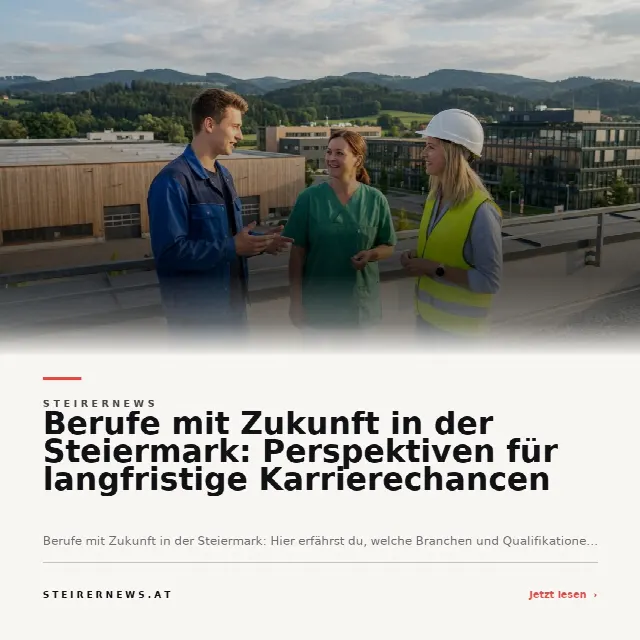 Share-Card fuer Berufe mit Zukunft in der Steiermark: Perspektiven für langfristige Karrierechancen