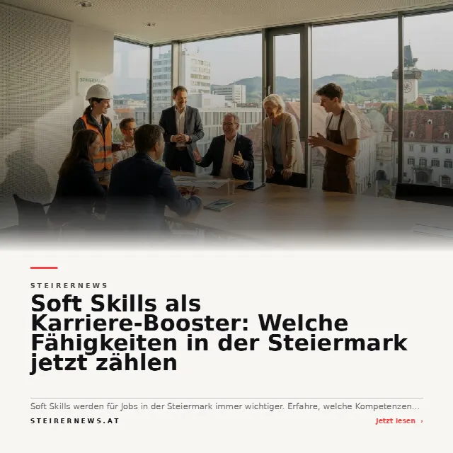 Share-Card fuer Soft Skills als Karriere-Booster: Welche Fähigkeiten in der Steiermark jetzt zählen