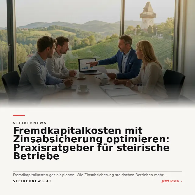 Share-Card fuer Fremdkapitalkosten mit Zinsabsicherung optimieren: Praxisratgeber für steirische Betriebe