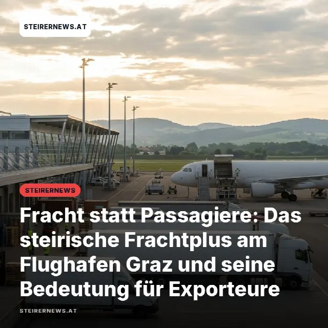 Share-Card fuer Fracht statt Passagiere: Das steirische Frachtplus am Flughafen Graz und seine Bedeutung für Exporteure