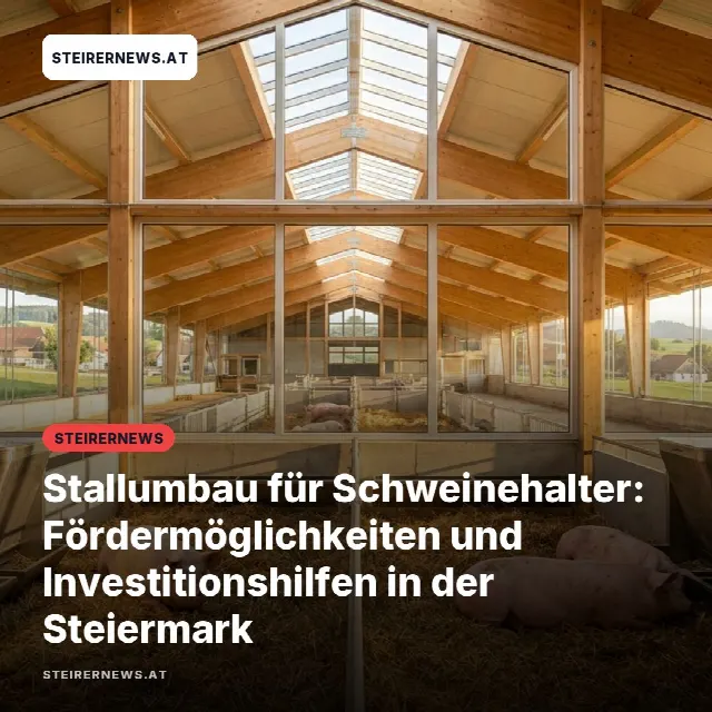 Share-Card fuer Stallumbau für Schweinehalter: Fördermöglichkeiten und Investitionshilfen in der Steiermark