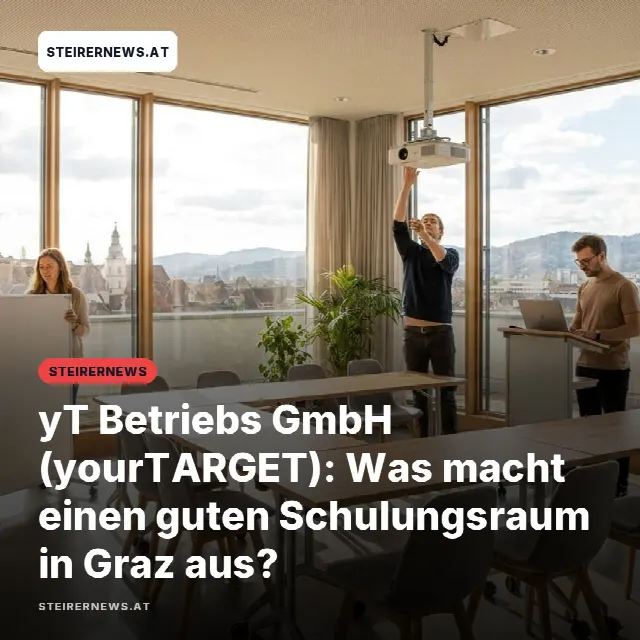 Share-Card fuer yT Betriebs GmbH (yourTARGET): Was macht einen guten Schulungsraum in Graz aus?