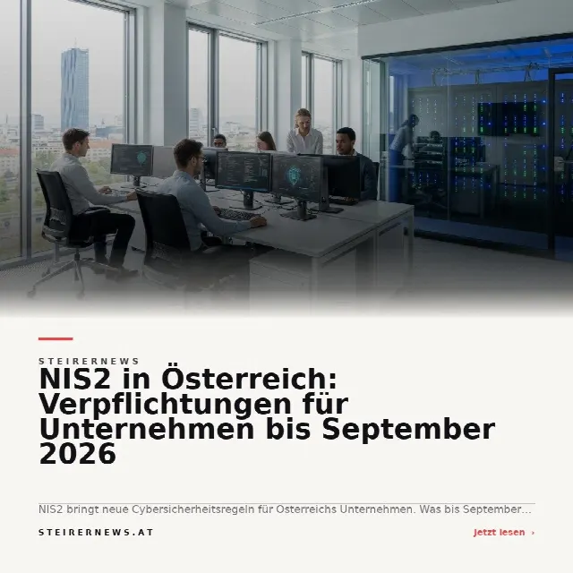 Share-Card fuer NIS2 in Österreich: Verpflichtungen für Unternehmen bis September 2026